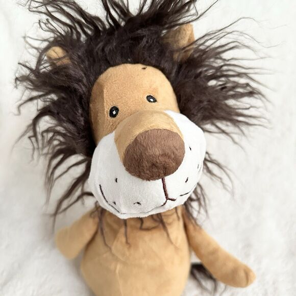 Hobby Lobby Lion Shelf Sitter 19” Brown Stuffed Animal Toy Nursery Decor - Picture 2 of 6